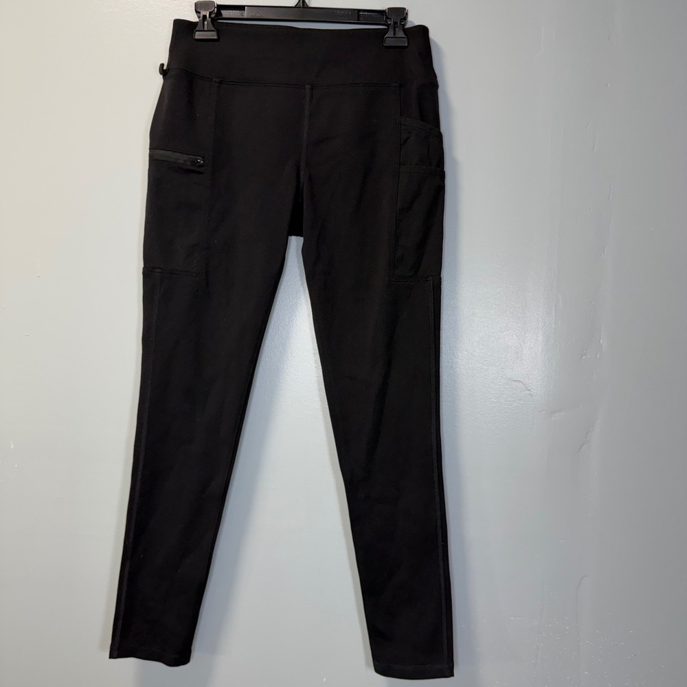 Carhartt Force Women Black Fitted Utility Leggings Pockets Small Regular